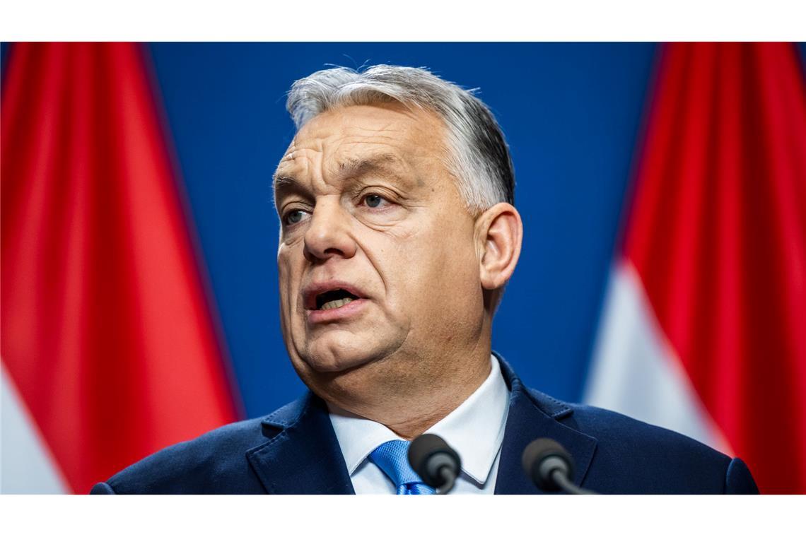 Ungarns Ministerpräsident Viktor Orban blockierte wochenlang eine EU-Entscheidung zur Verlängerung von Russland-Sanktionen. (Archivbild)