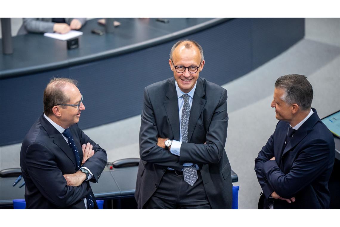 Unionspolitiker im Bundestag