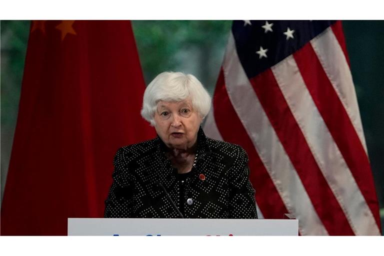 US-Finanzministerin Janet Yellen ist nach China gereist.