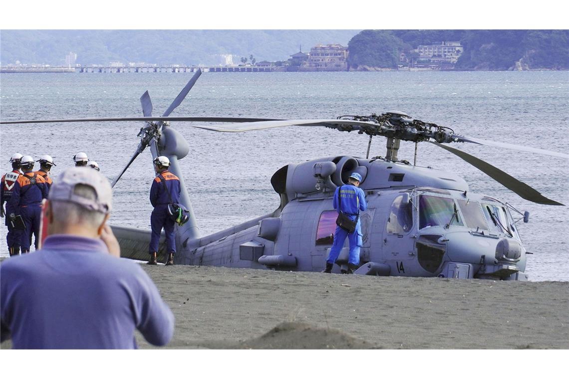 US-Marine-Hubschrauber muss nahe Tokio notlanden – Strand von Kanagawa Schauplatz