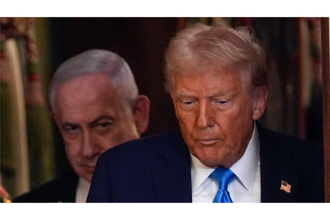 US-Präsident Donald Trump und der israelische Ministerpräsident Benjamin Netanjahu.