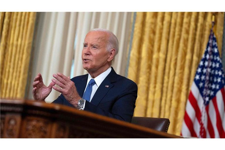 US-Präsident Joe Biden hat erstmals öffentlich über die Gründe für seinen Rückzug gesprochen.