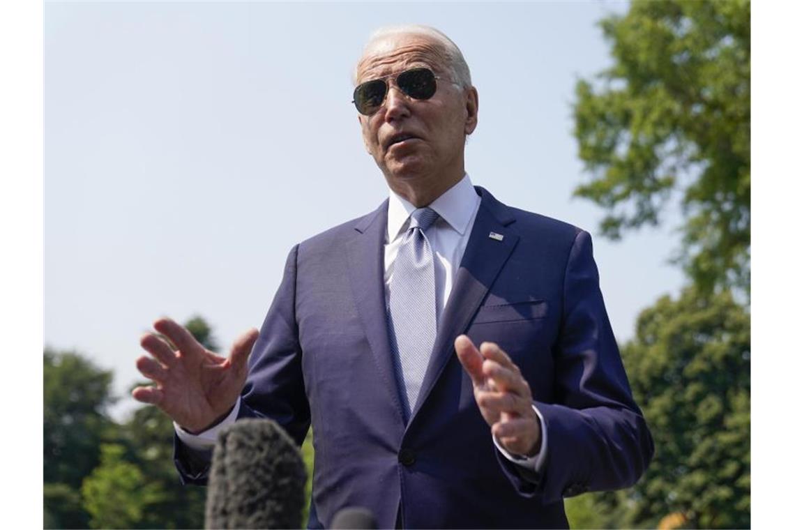 Biden warnt eindringlich vor Folgen des Klimawandels US-Präsident Joe Biden warnt vor den verheerenden Folgen des Klimawandels. Foto: Andrew Harnik/AP/dpa