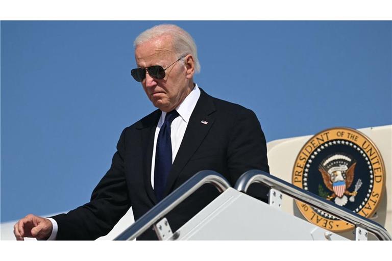 US-Präsident Joe Biden will in die von Sturm „Helene“ verwüstete Region in den USA reisen. (Archivfoto)