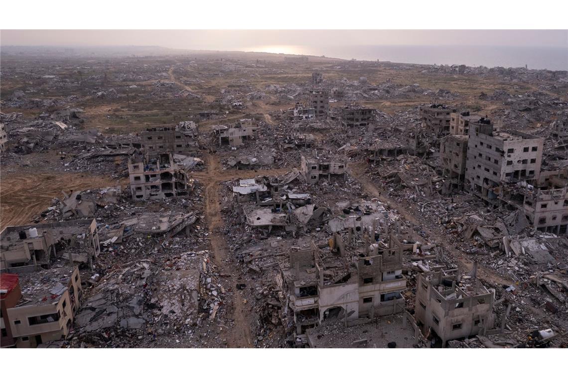 US-Präsident Trump vergleicht den Gazastreifen mit einer Abrissbrache. (Archivbild)