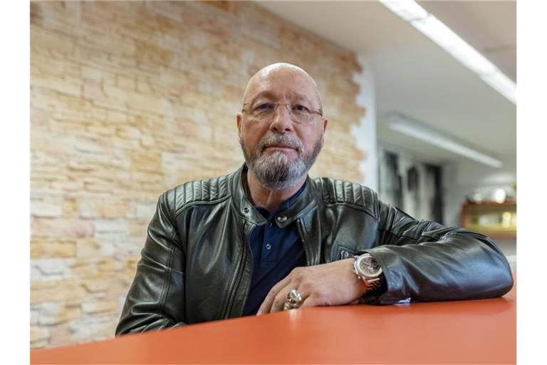 Uwe Hück (SPD), Gemeinderat in Pforzheim und ehemaliger Betriebsratsvorsitzender von Porsche. Foto: Uli Deck/dpa/Archivbild