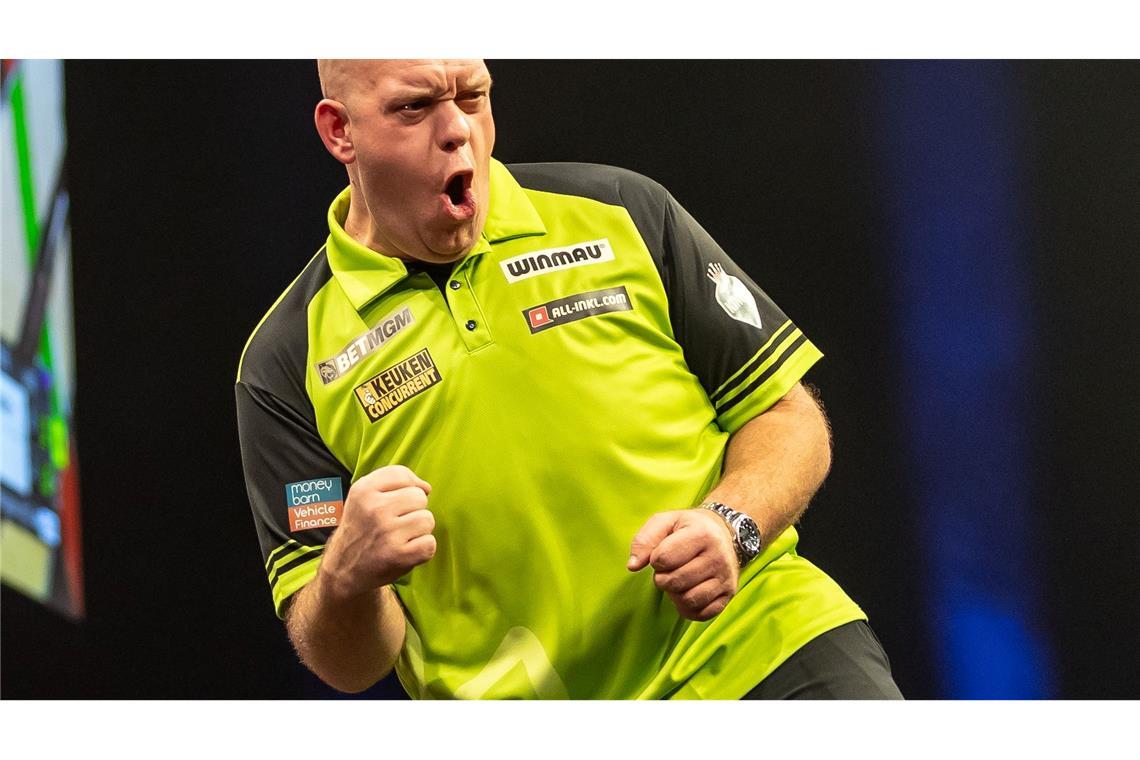 Van Gerwen ist im Finale leichter Außenseiter.