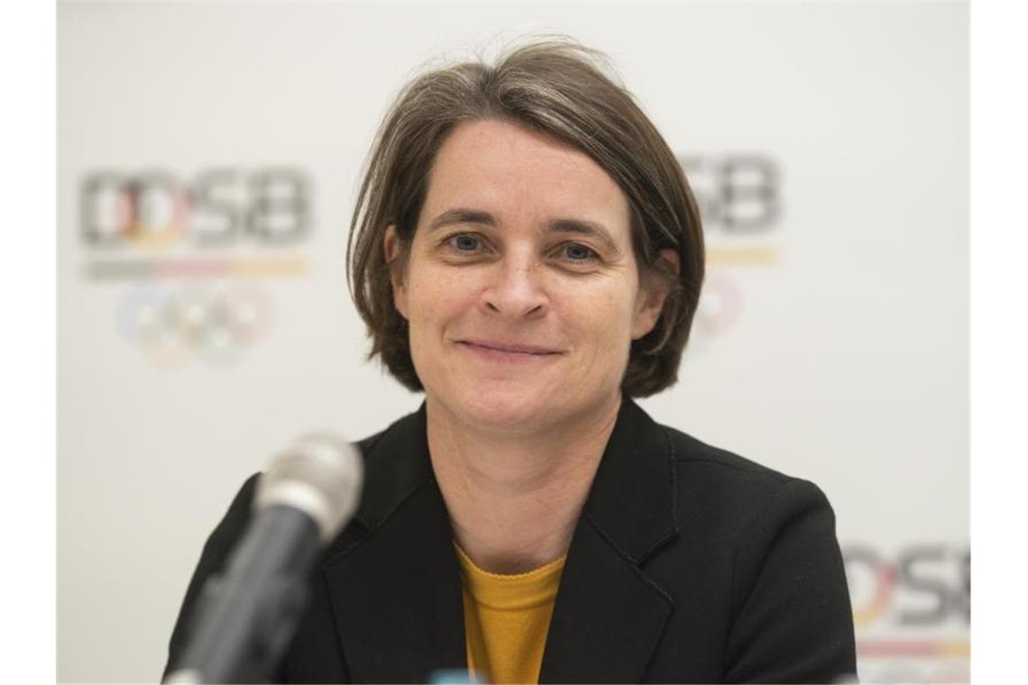 Nach Hörmann muss auch Vorstandschefin Rücker gehen Verliert zum Jahresende ihren Posten: Veronika Rücker, Vorstandsvorsitzende des Deutschen Olympischen Sportbundes (DOSB). Foto: Frank Rumpenhorst/dpa