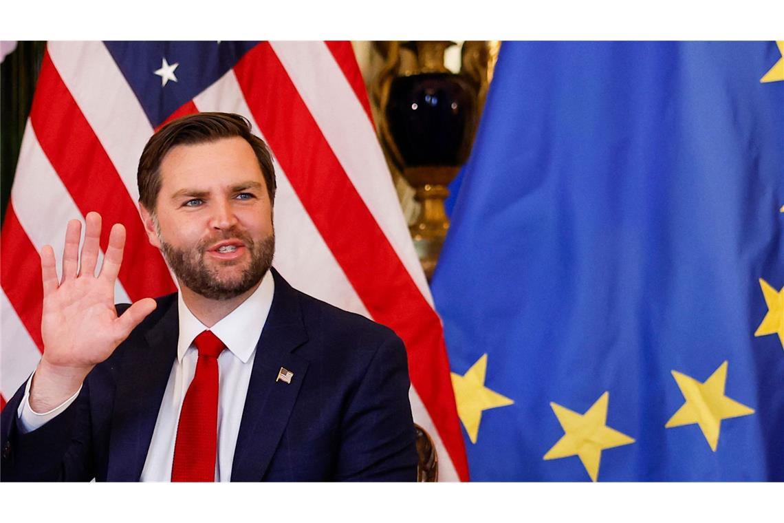 Vizepräsident J.D. Vance kommt am Freitag nach München , um den europäischen Bündnispartnern den außen- und sicherheitspolitischen Kurs der neuen US-Regierung zu erläutern. (Archivbild)