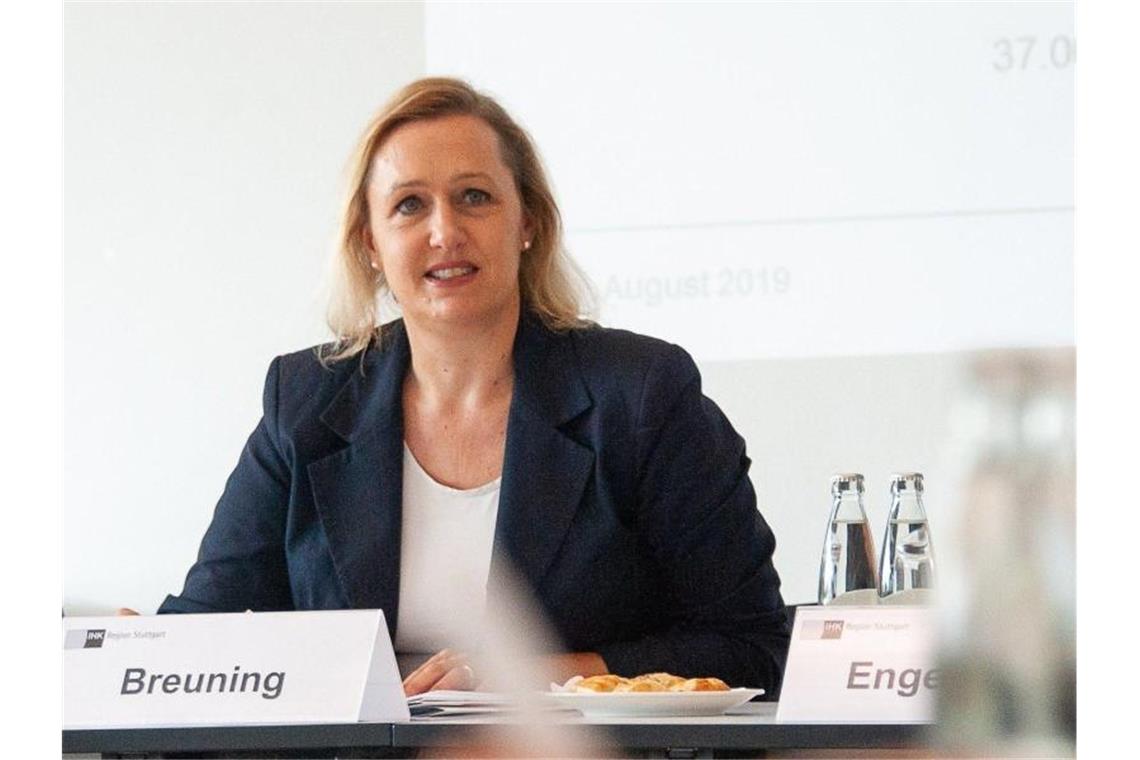 Industrie sieht Öffnungsperspektiven positiv Vizepräsidentin des Baden-Württembergischen Industrie- und Handelskammertags Marjoke Breuning. Foto: Christopher Hirsch/dpa/archivbild