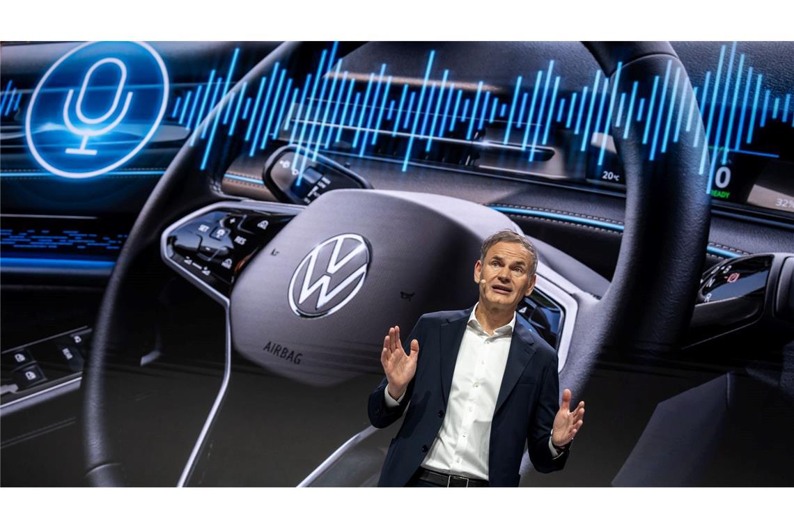 Volkswagen-Chef Oliver Blume zeichnet ein dramatisches Bild der Lage. (Archivbild)