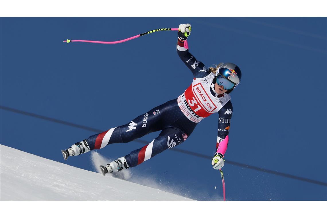 Voll in Aktion: Lindsey Vonn.