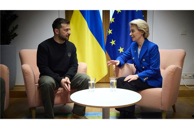 Von der Leyen bekräftigte die "unerschütterliche Unterstützung" für die Ukraine. (Archivbild)