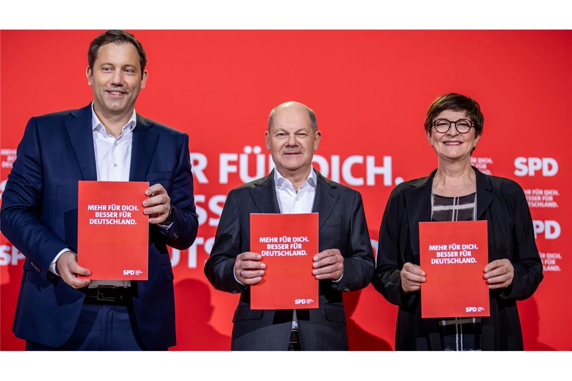 Vorstellung des SPD Wahlprogramms