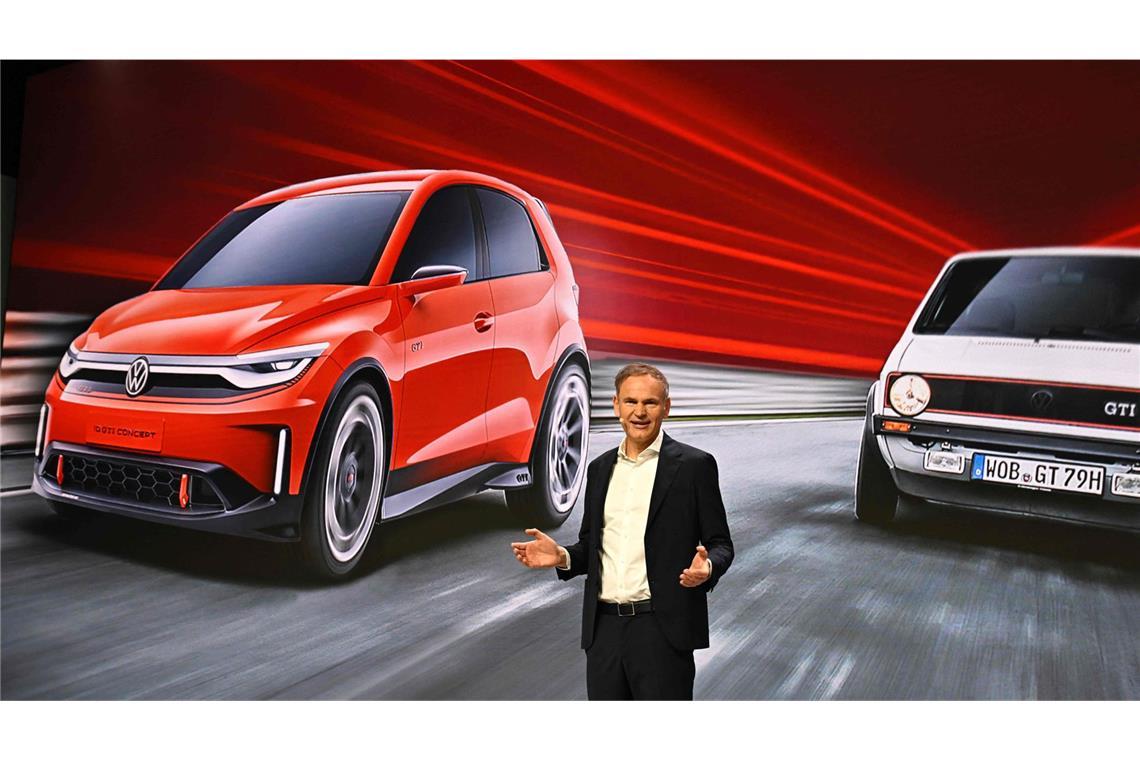 VW-Chef Oliver Blume zeigt sich mit Blick auf das Geschäftsjahr 2024 zuversichtlich.