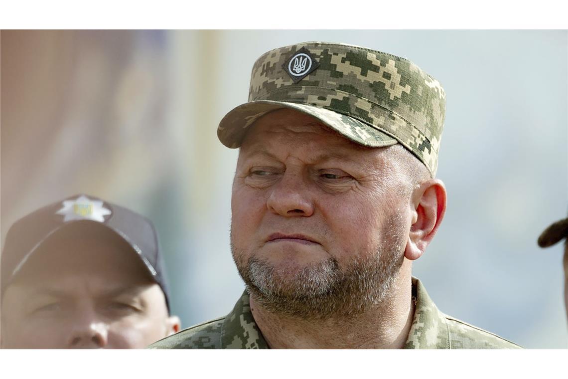 Botschafter: Ukrainische Einsätze mit USA in Hessen geplant Walerij Saluschnyj war früher Oberbefehlshaber und arbeitet nun als Botschafter für die Ukraine in London.