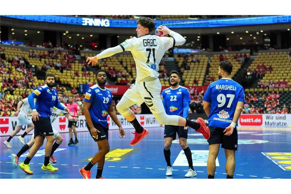 War bester Werfer beim Sieg der deutschen Handballer gegen Tunesien: Marko Grgic.