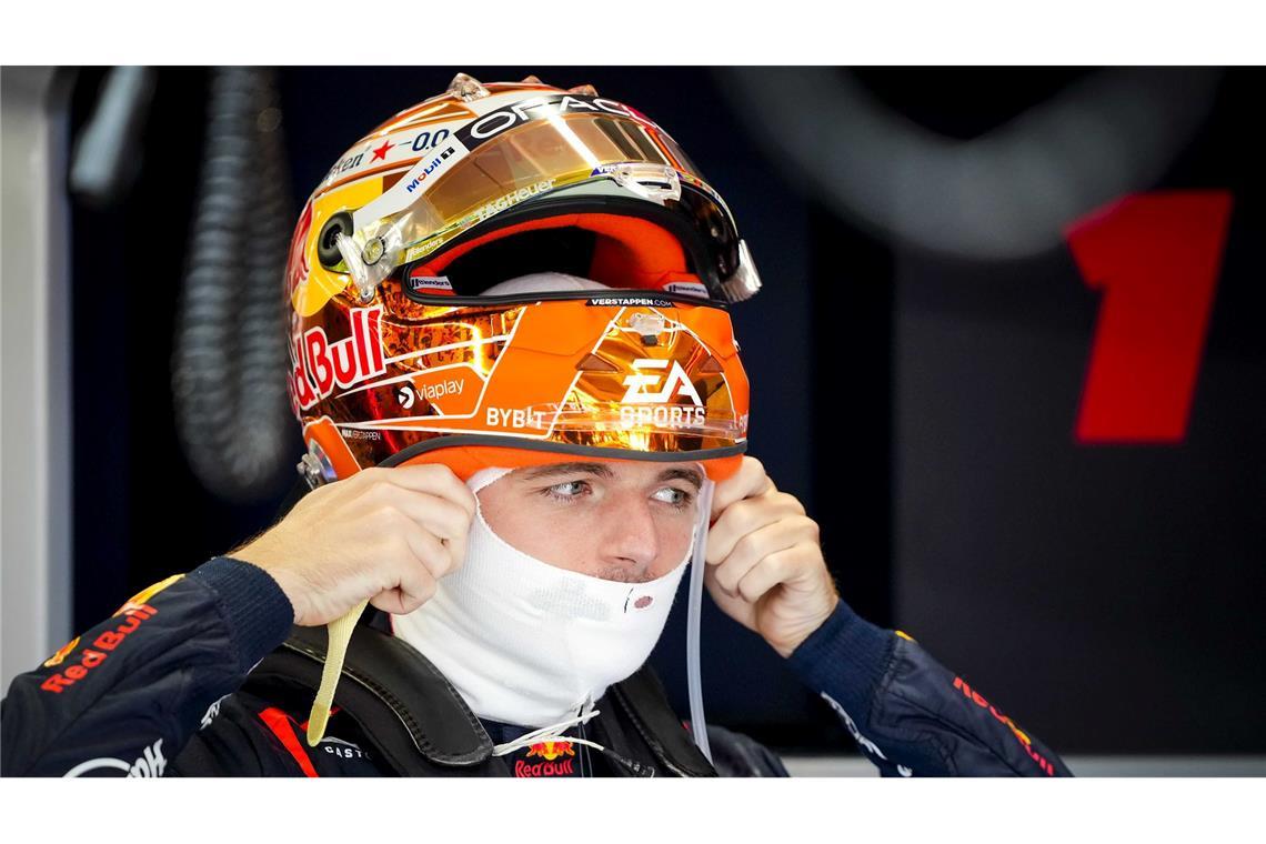 War in Ungarn sehr gereizt: Weltmeister Max Verstappen.