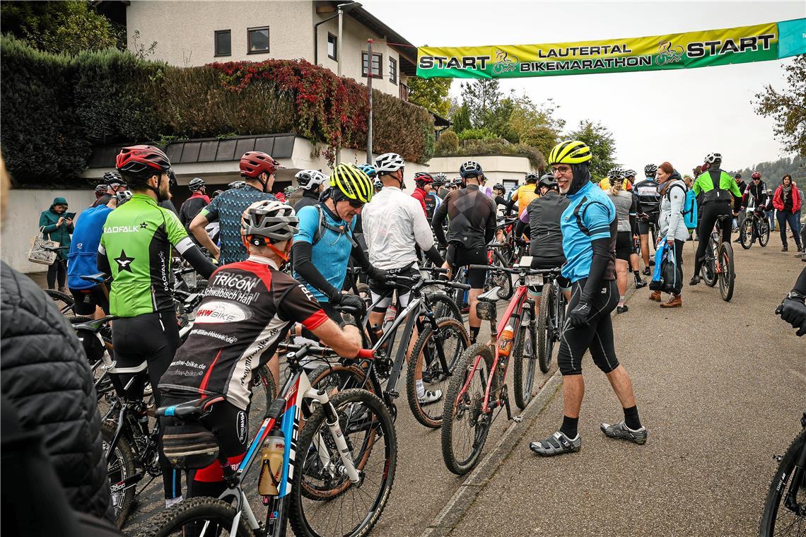 Warten auf den Startschuss.