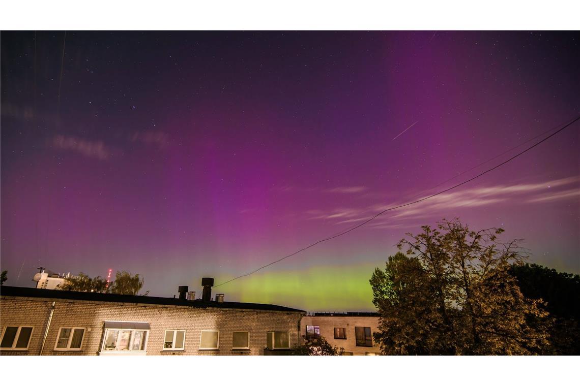 Weitere Bilder von den Polarlichtern, die in der Nacht zum 13. August zu sehen waren.