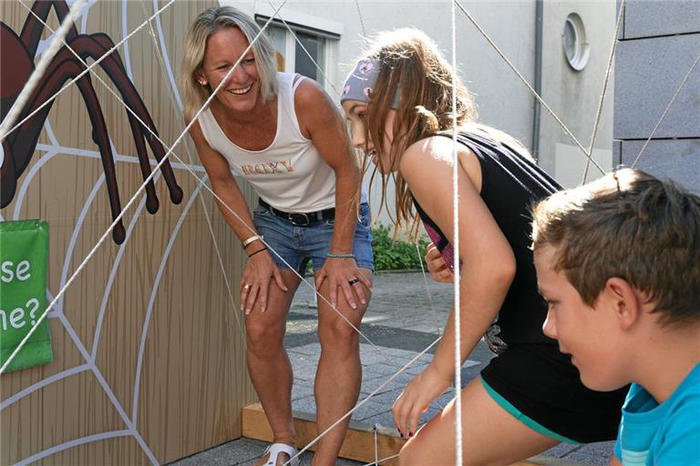 Wencke Boxler hat Freude an ihrer Aufgabe und dem Sport. Diesen Spaß will sie auch dem Nachwuchs der TSG vermitteln. Foto: Alexander Becher