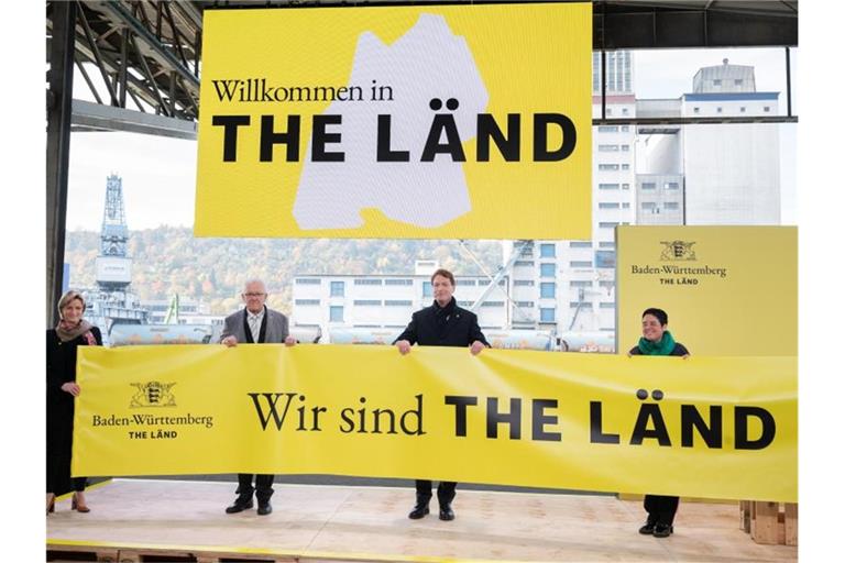 Werbekampagne für das Land Baden-Württemberg mit dem Titel "The Länd". Foto: Bernd Weißbrod/dpa/Bildarchiv