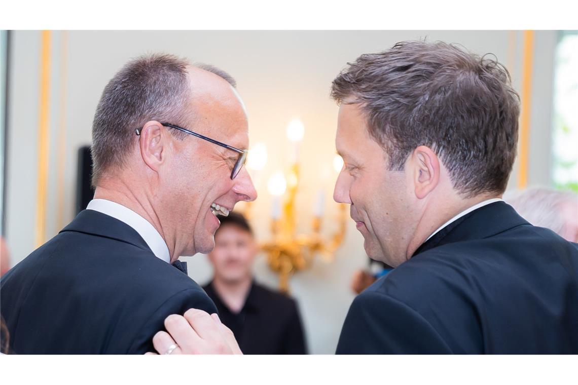 Werden Sie sich einig? CDU-Chef Friedrich Merz (links) und der SPD-Vorsitzende Lars Klingbeil