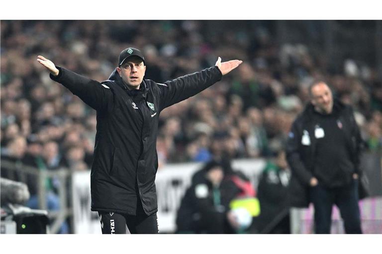 Werder-Coach Ole Werner sah einige Nachlässigkeiten in seinem Team.