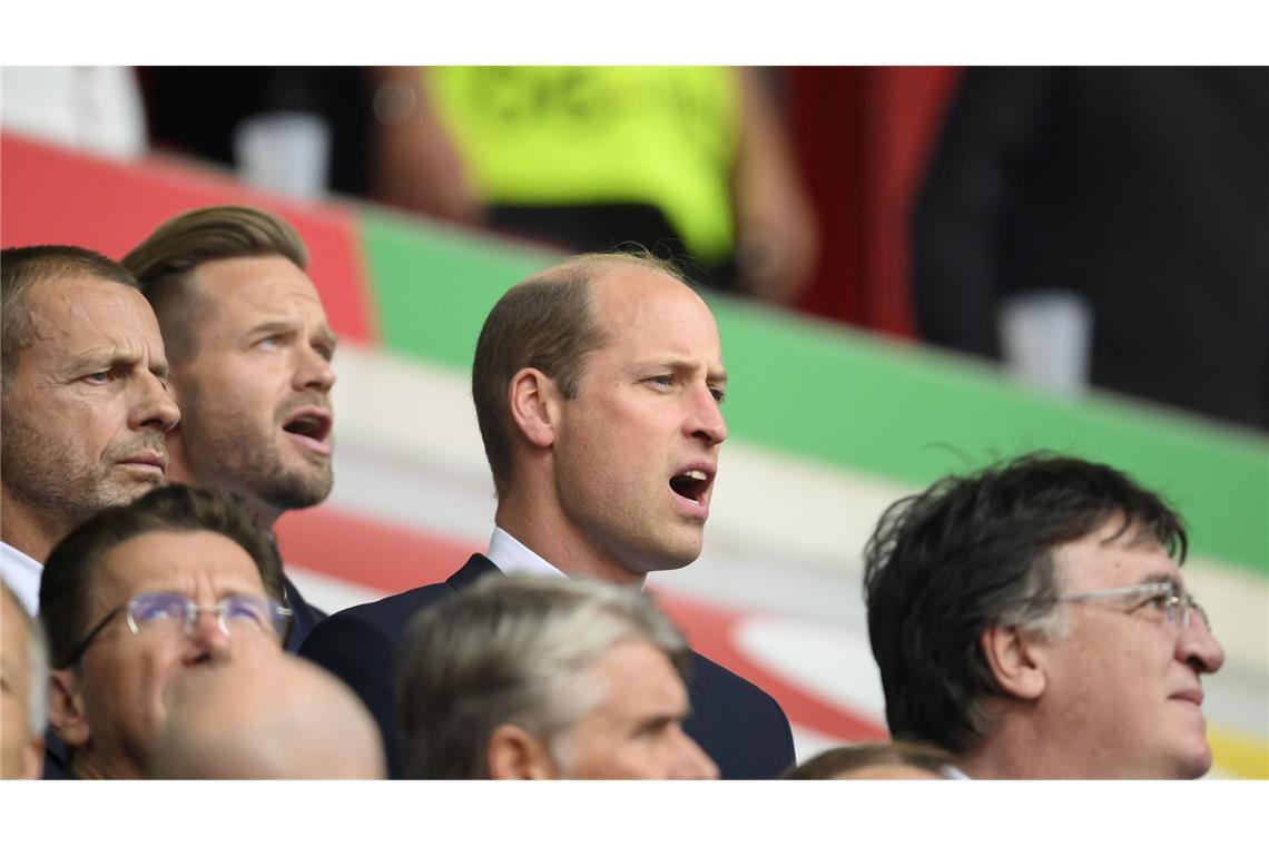 Wie auch das Viertelfinale, wird Prinz William auch das Finale im Stadion vor Ort mitverfolgen. (Archivbild)