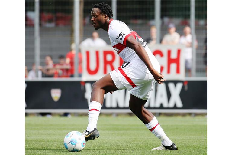 Wieder am Ball: Dan-Axel Zagadou im ­Testspiel gegen den 1. FCK