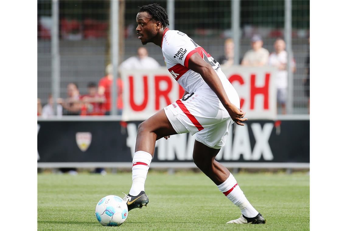 Wieder am Ball: Dan-Axel Zagadou im ­Testspiel gegen den 1. FCK