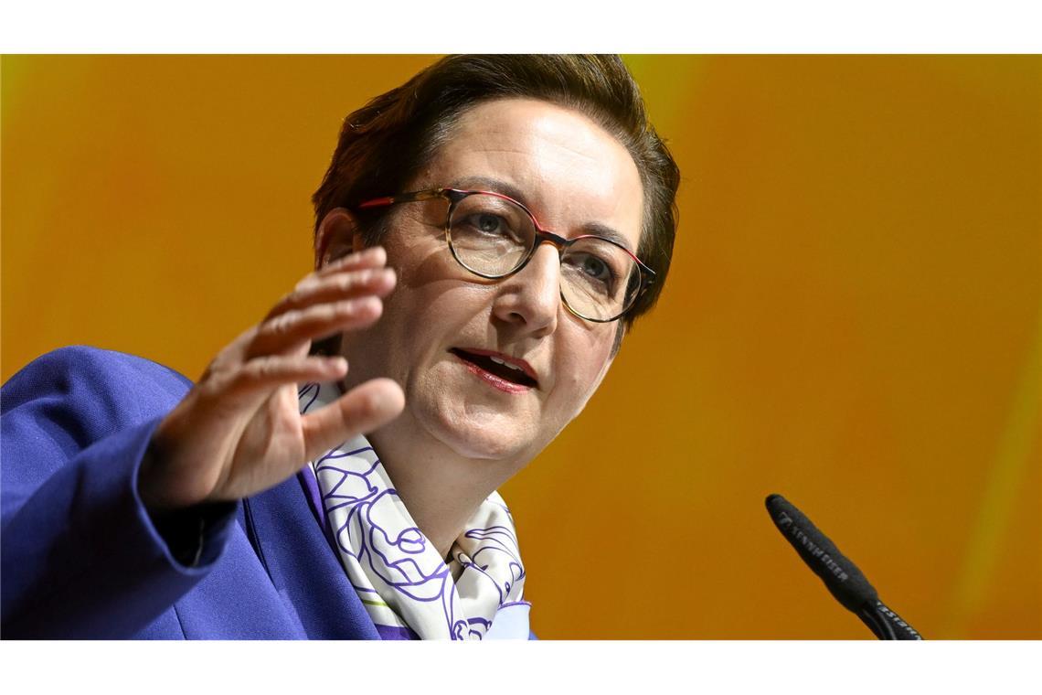 Will das Baugesetz reformieren: Bauministerin Geywitz. (Archivbild)