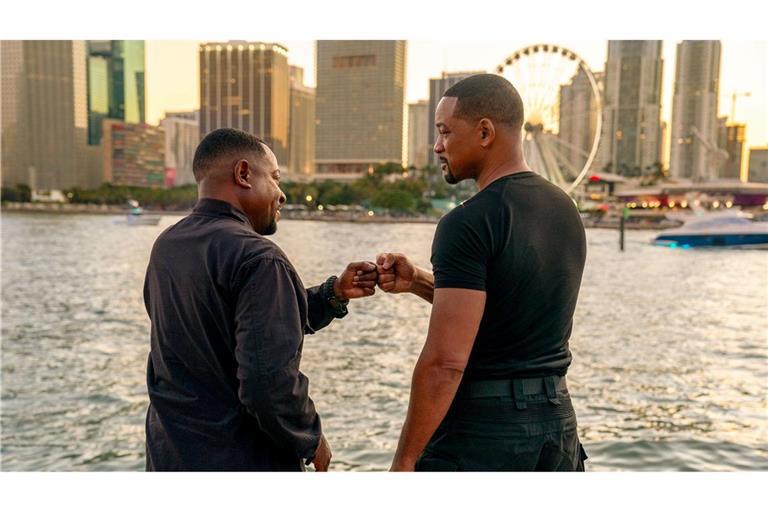 Will Smith und Martin Lawrence in einer Szene des Films "Bad Boys: Ride or Die". .