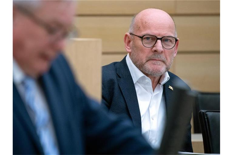 Winfried Hermann (Bündnis 90/Die Grünen), Verkehrsminister von Baden-Württemberg. Foto: Sebastian Gollnow/dpa/Archivbild