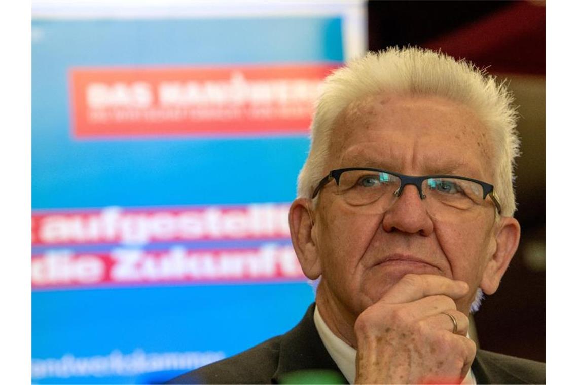 Winfried Kretschman (Grüne), Ministerpräsident von Baden-Württemberg. Foto: Stefan Puchner/dpa/Archivbild