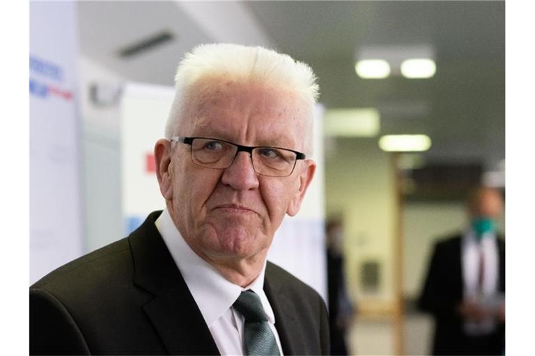 Winfried Kretschmann (Bündnis 90 Die Grünen), Ministerpräsident von Baden-Württemberg. Foto: Philipp von Ditfurth/dpa