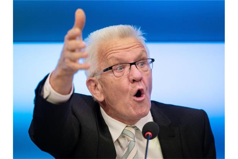 Winfried Kretschmann (Bündnis 90/Die Grünen), Ministerpräsident von Baden-Württemberg. Foto: Marijan Murat/dpa/Aktuell