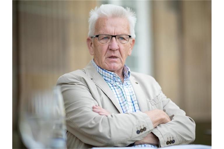 Winfried Kretschmann (Bündnis 90/Die Grünen), Ministerpräsident von Baden-Württemberg. Foto: Sebastian Gollnow/dpa/Archiv