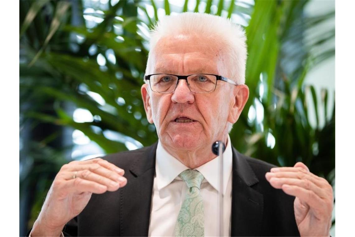 Winfried Kretschmann (Bündnis 90/Die Grünen), Ministerpräsident von Baden-Württemberg. Foto: Christoph Schmidt/dpa/Archivbild