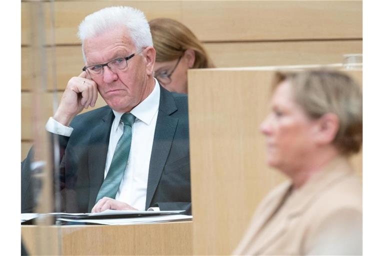 Winfried Kretschmann (Bündnis 90/Die Grünen), Ministerpräsident von Baden-Württemberg. Foto: Sebastian Gollnow/dpa/Aktuell