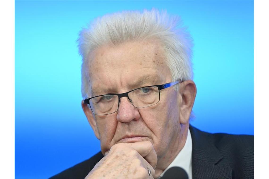 Winfried Kretschmann (Bündnis 90/Die Grünen), Ministerpräsident von Baden-Württemberg. Foto: Bernd Weissbrod/dpa/Archivbild