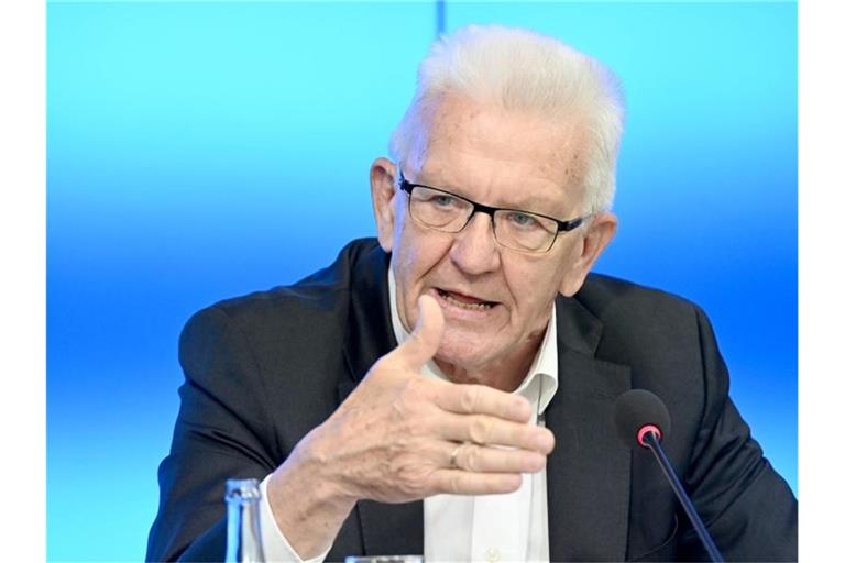 Winfried Kretschmann (Bündnis 90/Die Grünen), Ministerpräsident von Baden-Württemberg. Foto: Bernd Weißbrod/dpa/Archivbild