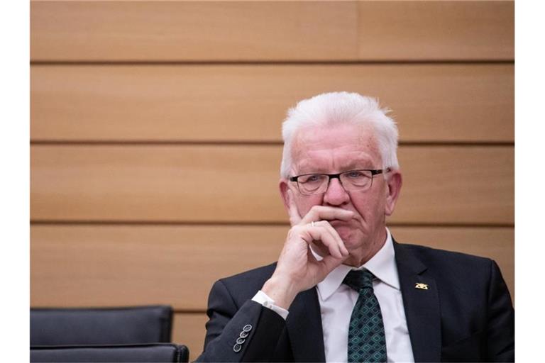 Winfried Kretschmann (Bündnis 90/Die Grünen), Ministerpräsident von Baden-Württemberg. Foto: Christoph Schmidt/dpa/Archivbild