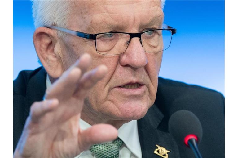 Winfried Kretschmann (Bündnis 90/Die Grünen), Ministerpräsident von Baden-Württemberg. Foto: Bernd Weißbrod/dpa/Archivbild