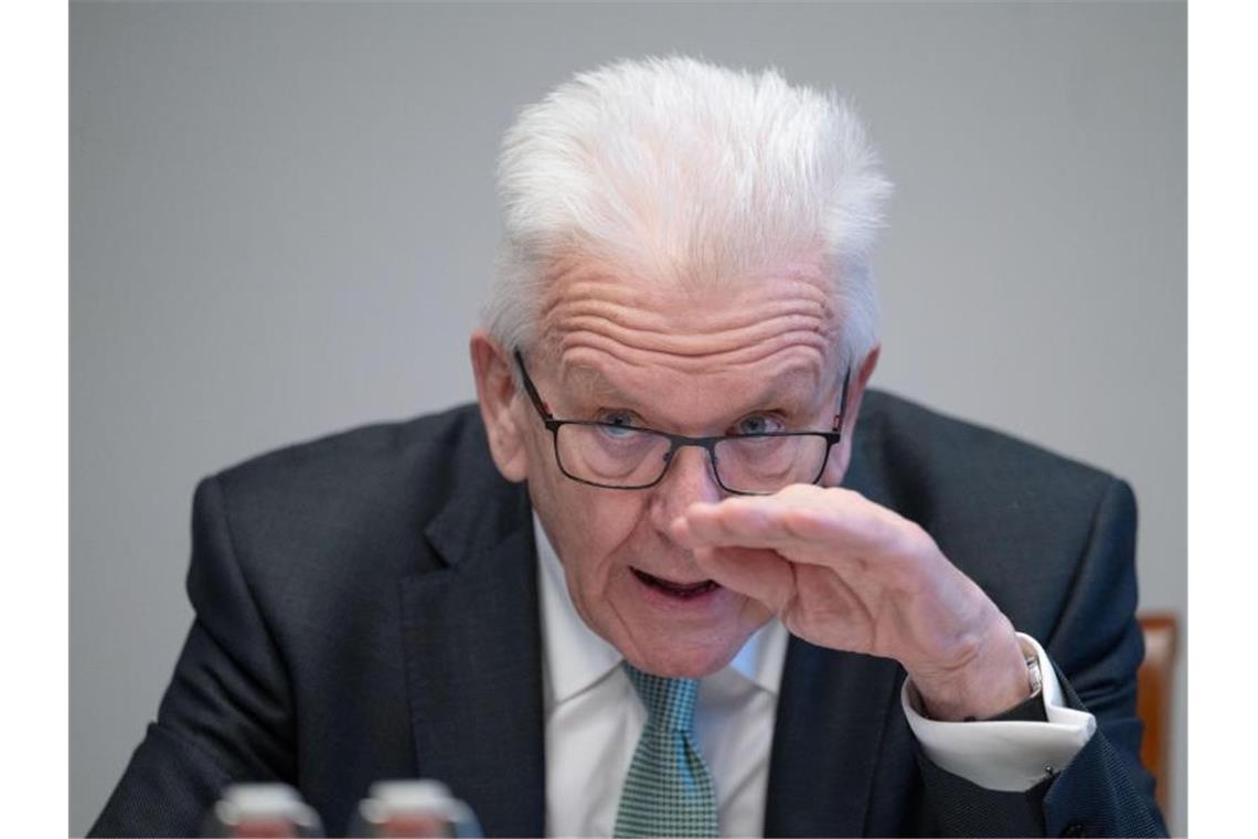 Winfried Kretschmann (Bündnis 90/Die Grünen), Ministerpräsident von Baden-Württemberg. Foto: Marijan Murat/dpa/Archivbild