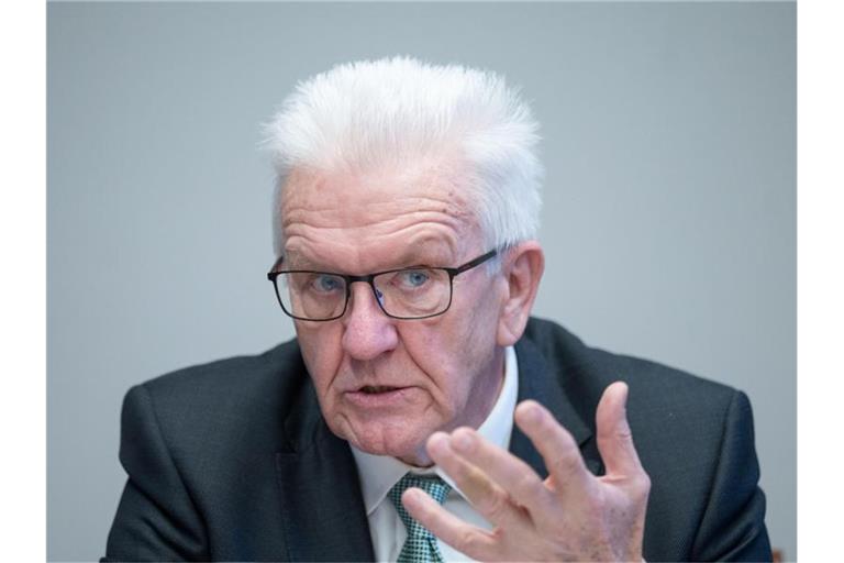 Winfried Kretschmann (Bündnis 90/Die Grünen), Ministerpräsident von Baden-Württemberg. Foto: Marijan Murat/dpa/Archivbild