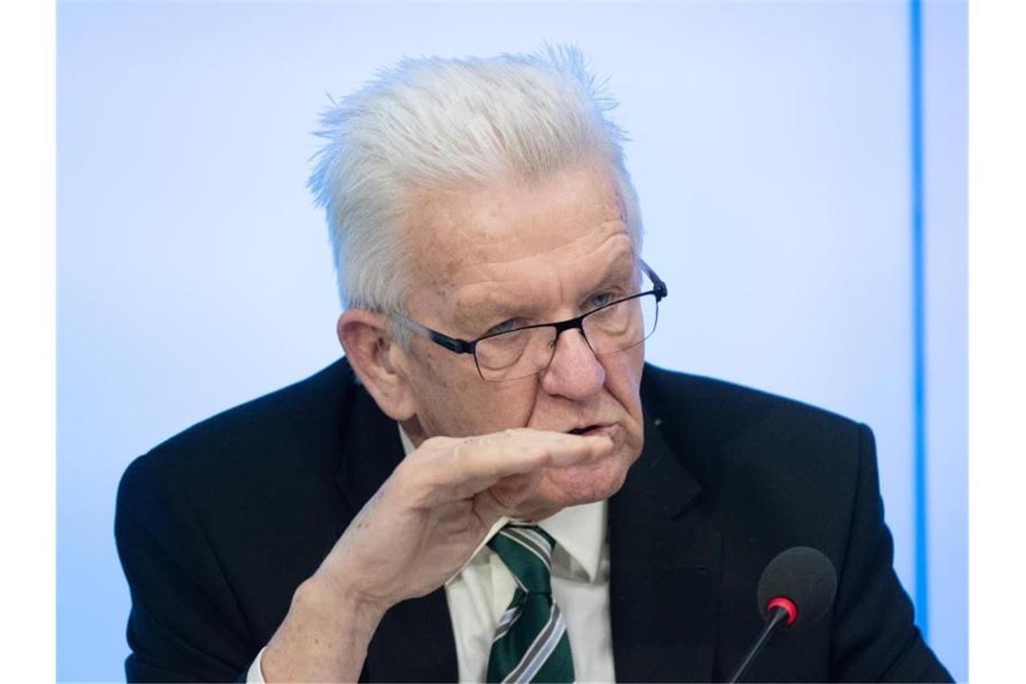 Winfried Kretschmann (Bündnis 90/Die Grünen), Ministerpräsident von Baden-Württemberg. Foto: Bernd Weißbrod/dpa/Archivbild