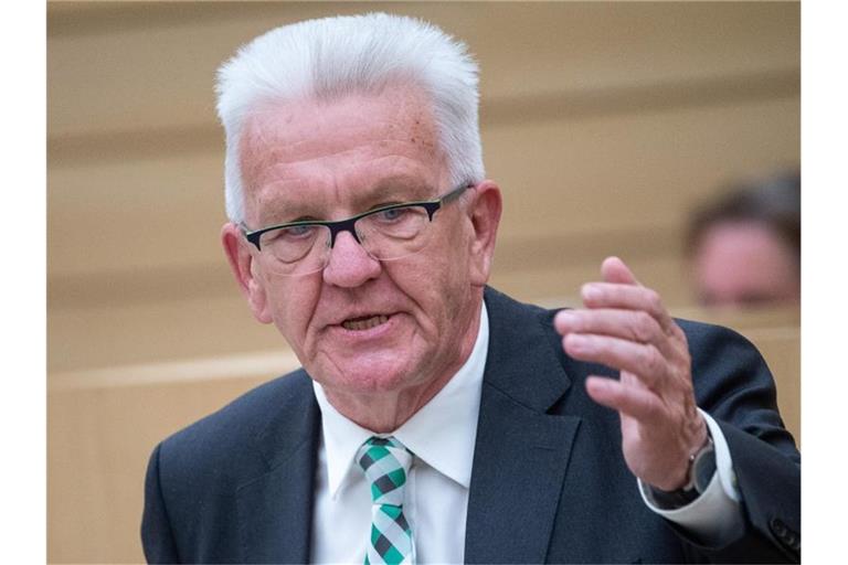 Winfried Kretschmann, der Ministerpräsident von Baden-Württemberg. Foto: Sebastian Gollnow/dpa