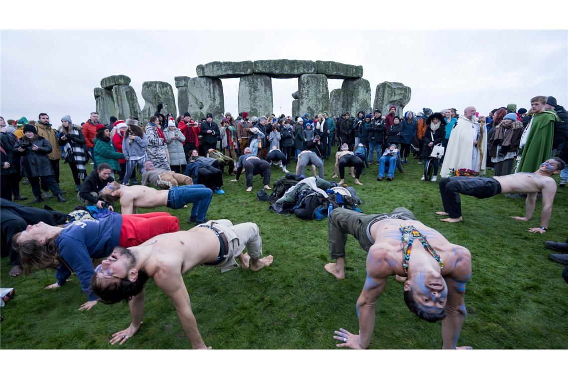 Wintersonnenwende in Stonehenge