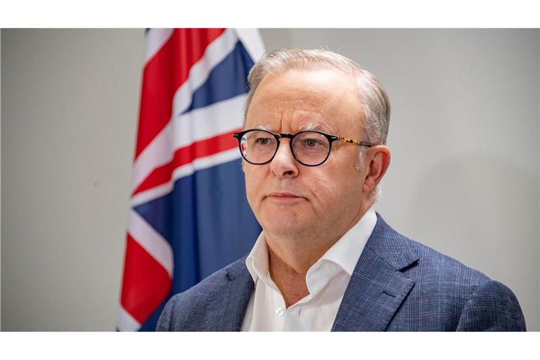 "Wir wissen, dass soziale Medien sozialen Schaden anrichten," sagt Anthony Albanese, Australiens Premierminister. (Archivbild)